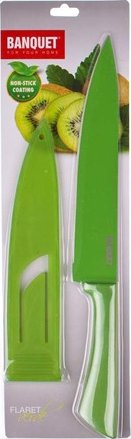 BANQUET Kuchařský nůž s nepřilnavým povrchem 33,5cm Flaret Verde