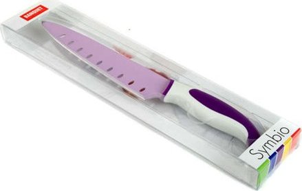 BANQUET Nerezový nůž kuchařský s nepřilnavým povrchem 31cm Symbio, fialový