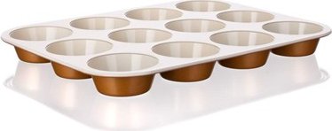 BANQUET Pečící forma na muffins keramická 12KS 35x27x3 cm Gourmet Ceramia