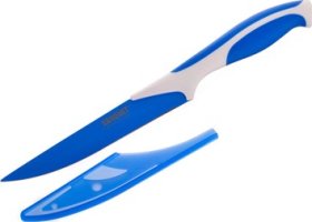 BANQUET Praktický nůž 5'',12,5cm,23,5cm + pouzdro na čepel SYMBIO NEW, barva modrá