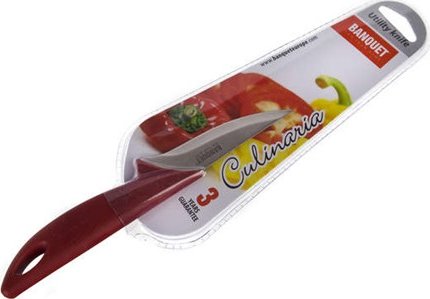 BANQUET Praktický nůž 9cm Red Culinaria