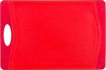 BANQUET Prkénko krájecí plastové 29x19,5x0,85 cm DUO Red