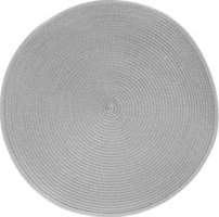BANQUET Prostírání kulaté TONDO průměr 38 cm, světle šedé