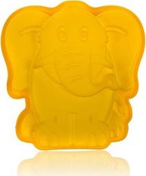 BANQUET Silikonová forma slon 19x19,6x4,4 cm Culinaria yellow