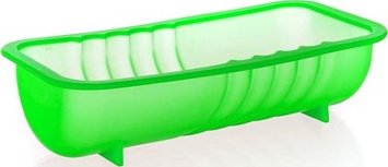 BANQUET Silikonový srnčí hřbet 26x13x6,5 cm Culinaria - green