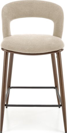 Barová židle H114 béžová/ořech