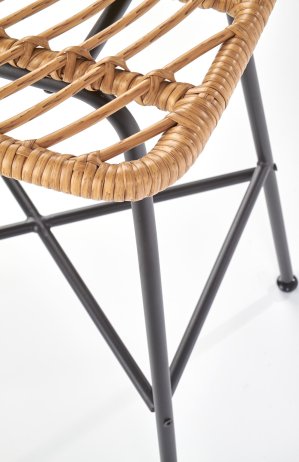 Barová židle H97 přírodní ratan