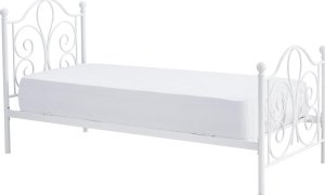 Bílá kovová postel PANAMA 90