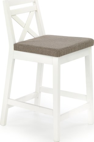 Barová židle Borys Low bílá, Inari 23