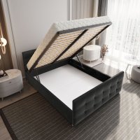 Čalouněná postel BLIND Monolith 15 90x200 cm