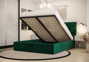 Čalouněná postel ELGA Monolith 59 90x200 cm