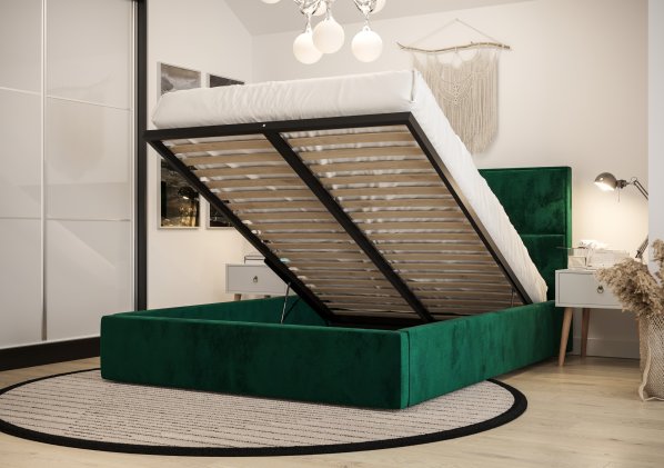 Čalouněná postel ELGA Monolith 92 180x200 cm
