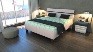 Čalouněná postel Sandra