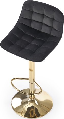 Černá barová židle H120