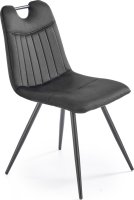Černá jídelní židle K521
