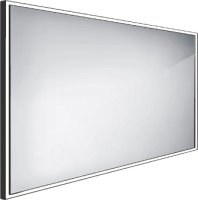 Černé LED zrcadlo ZPC 13006-90 120x70cm