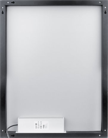 Černé LED zrcadlo ZPC 13002VX-90 60x80 cm