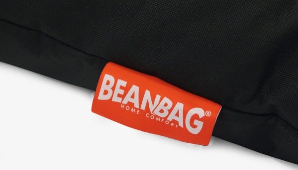 Černý sedací vak BeanBag Triangle black