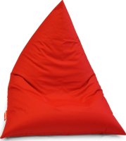 Červený sedací vak BeanBag Triangle scarlet rose