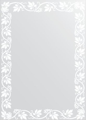 Zrcadlo s ornamentem Vinná réva 3