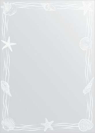 Zrcadlo s ornamentem Moře 3