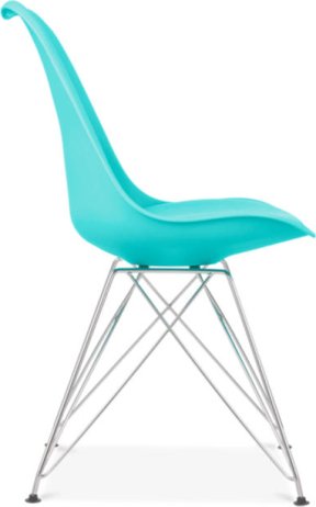 Designová židle METAL, mentolová