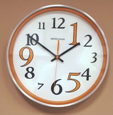Designové hodiny D&D 545 orange Meridiana 35cm