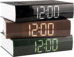 Designové LED hodiny - budík 5861BK Karlsson 20cm
