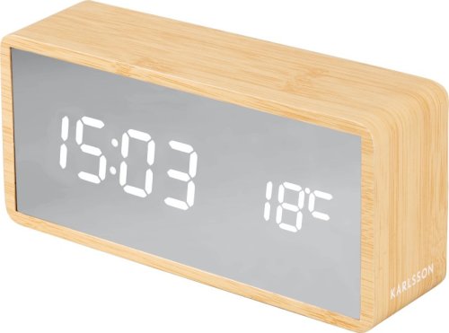 Designové LED hodiny - budík 5879WD Karlsson 15cm