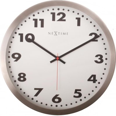 Designové nástěnné hodiny 2519 Nextime Arabic white 25cm