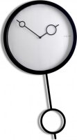Designové nástěnné kyvadlové hodiny 3014 Nextime Tour Clock 66cm