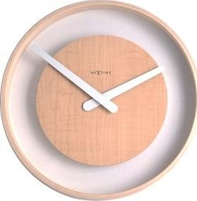 Designové nástěnné hodiny 3046 Nextime Wood Loop 30cm