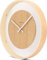 Designové nástěnné hodiny 3046 Nextime Wood Loop 30cm