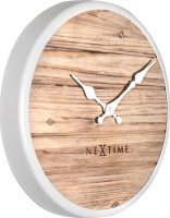 Designové nástěnné hodiny 3133wi Nextime Plank 30cm