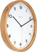 Designové nástěnné hodiny 3154 Nextime Company Wood 35cm