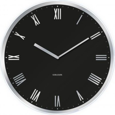 Designové nástěnné hodiny 5423BK Karlsson 40cm