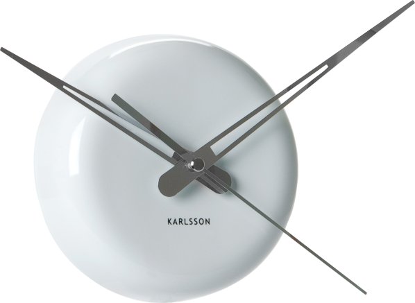 Designové nástěnné hodiny 5452WH Karlsson 30cm