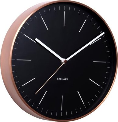 Designové nástěnné hodiny 5507BK Karlsson 28cm