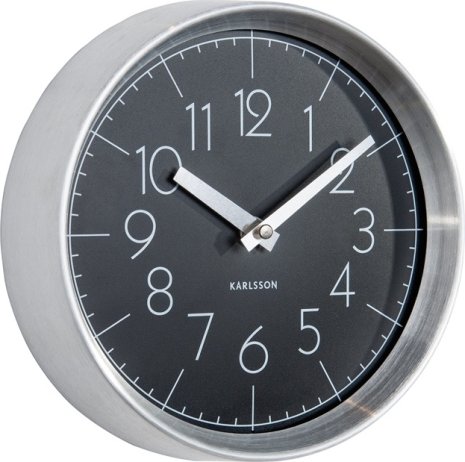 Designové nástěnné hodiny 5637BK Karlsson 22cm