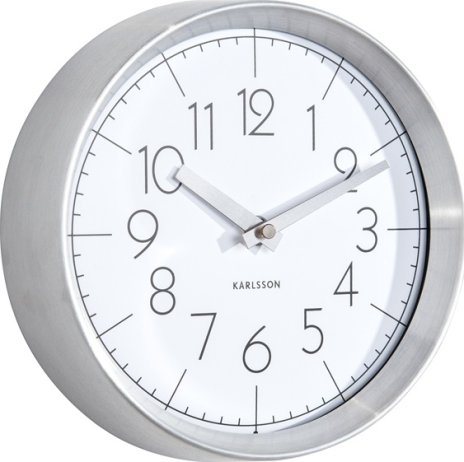 Designové nástěnné hodiny 5637WH Karlsson 22cm
