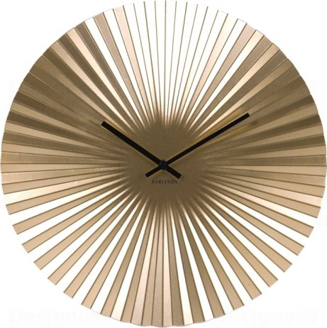 Designové nástěnné hodiny 5658GD Karlsson 50cm