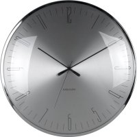 Designové nástěnné hodiny 5662 Karlsson 40cm (nerez)