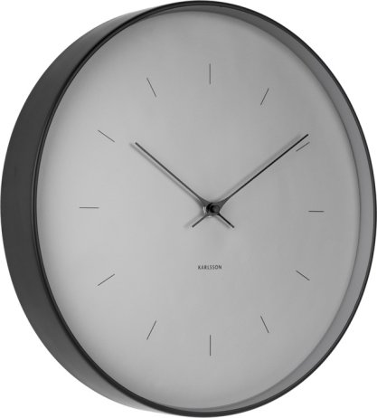 Designové nástěnné hodiny 5707GY Karlsson 37cm
