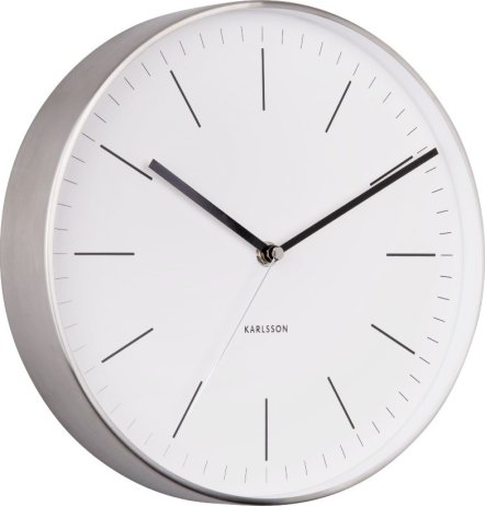 Designové nástěnné hodiny 5732WH Karlsson 28cm