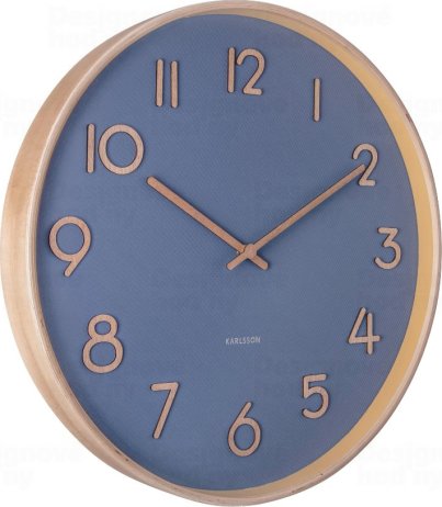Designové nástěnné hodiny 5757BL Karlsson 40cm