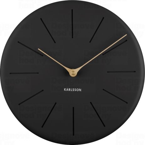 Designové nástěnné hodiny 5772BK Karlsson 25cm