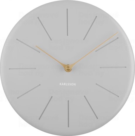 Designové nástěnné hodiny 5772GY Karlsson 25cm
