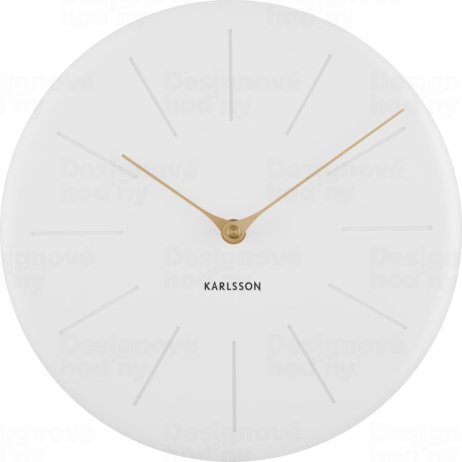 Designové nástěnné hodiny 5772WH Karlsson 25cm
