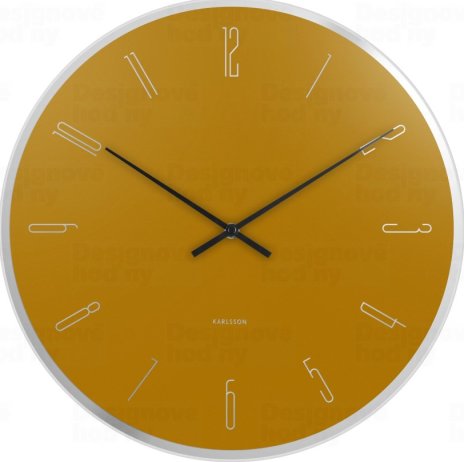 Designové nástěnné hodiny 5800YE Karlsson 40cm