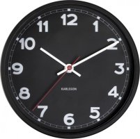 Designové nástěnné hodiny 5846BK Karlsson 22cm